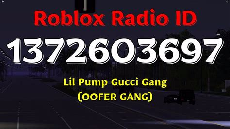 gucci gang roblox id 2019|lil pump gucci gang id.